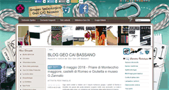 Desktop Screenshot of geocaibassano.it